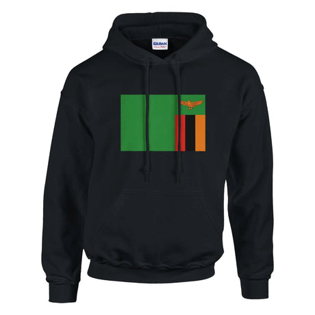 Sweat à capuche zambie coton mélangé broderie couleur