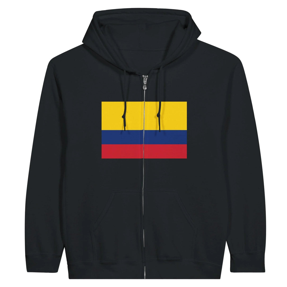 Sweat à capuche zippé colombie coton mélangé broderie