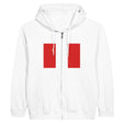 Sweat à capuche zippé pérou coton mélangé confort optimal