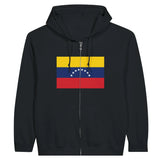 Sweat à capuche zippé venezuela coton mélangé confort optimal