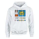 Sweat drapeau saint-pierre-et-miquelon en texte - pixelforma