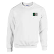 Sweat-shirt algérie broderie couleur en coton mélangé doux