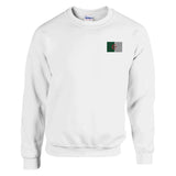 Sweat-shirt algérie broderie couleur en coton mélangé doux