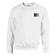 Sweat-shirt algérie broderie couleur en coton mélangé doux