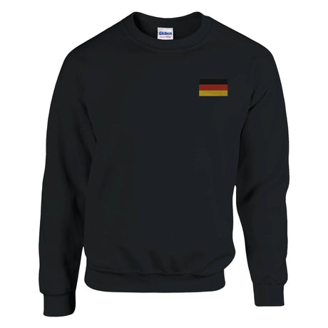 Sweat-shirt allemagne broderie couleur coton mélangé doux