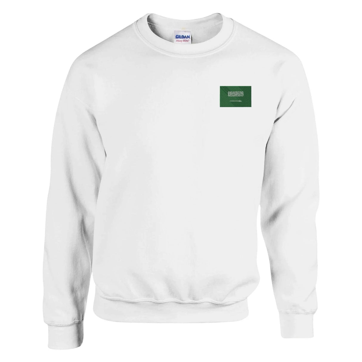 Sweat-shirt arabie saoudite broderie couleur coton mélangé