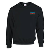 Sweat-shirt azerbaïdjan broderie couleur coton mélangé