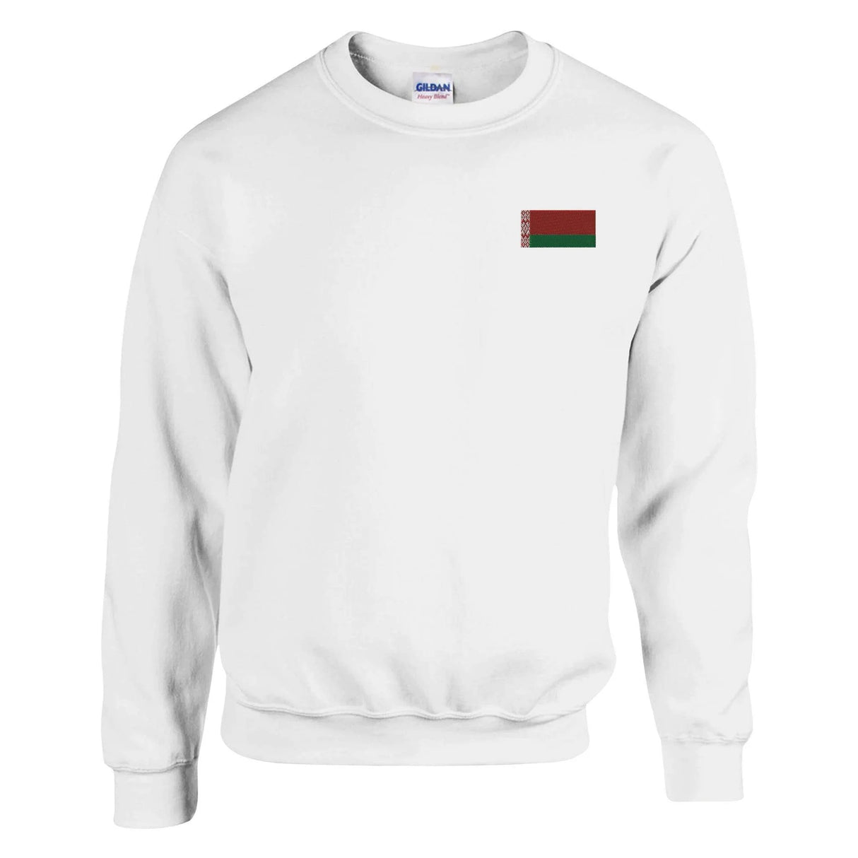 Sweat-shirt biélorussie broderie couleur coton mélangé