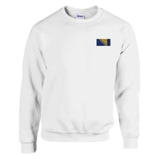 Sweat-shirt bosnie-herzégovine broderie couleur coton mélangé