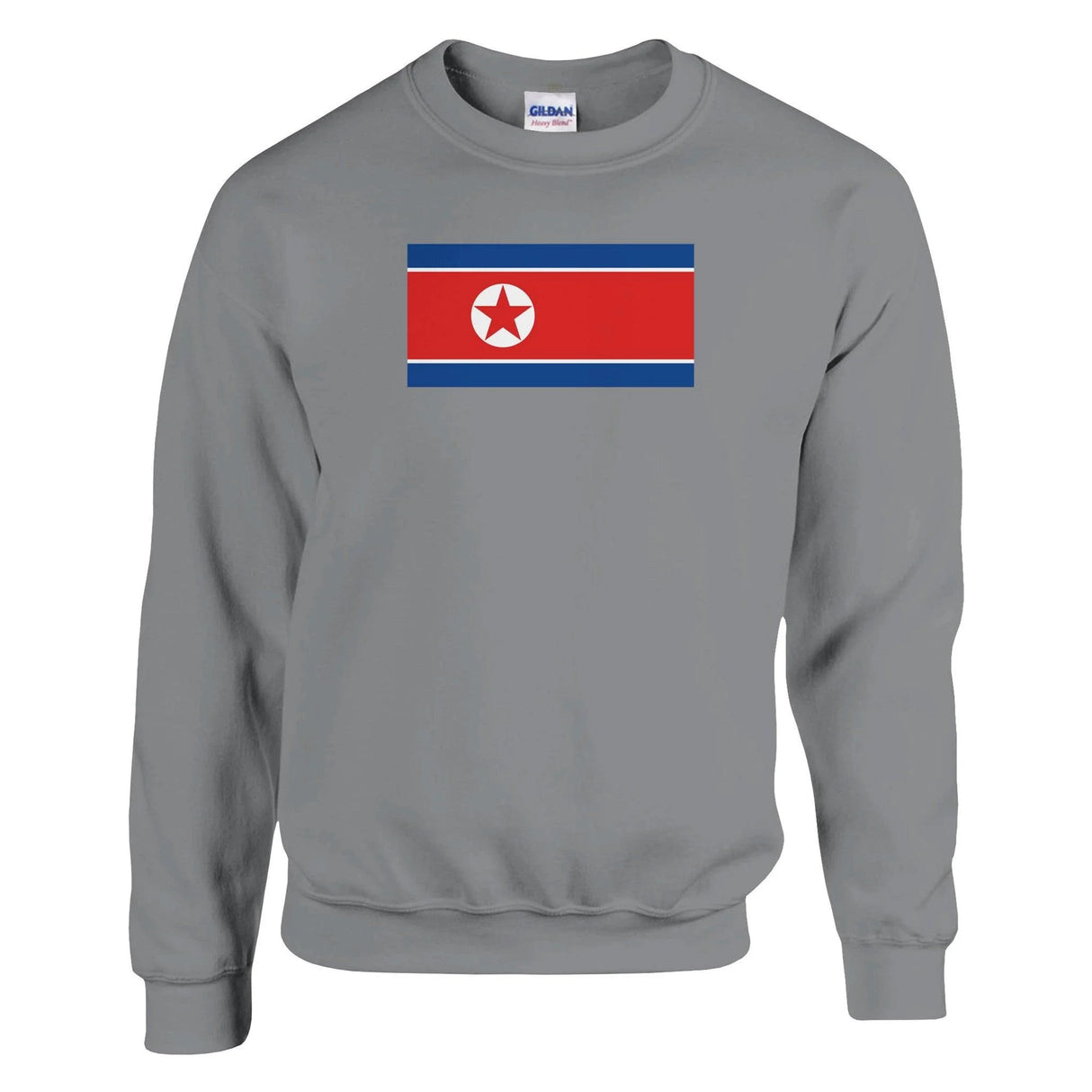 Sweat-shirt corée du nord coton mélangé broderie douce