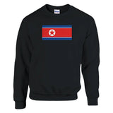 Sweat-shirt corée du nord coton mélangé broderie douce