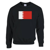 Sweat-shirt drapeau bahreïn coton mélangé broderie