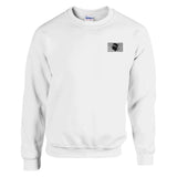 Sweat-shirt drapeau corse broderie couleur coton mélangé