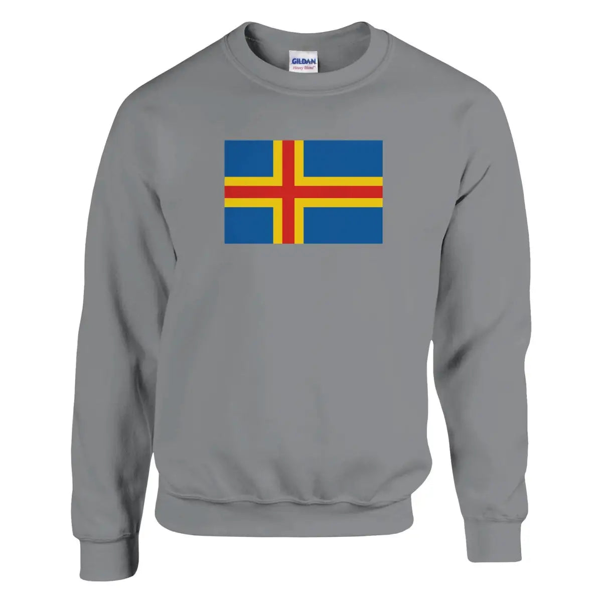 Sweat-shirt Drapeau d'Åland - Pixelforma 