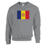 Sweat-shirt Drapeau d'Andorre - Pixelforma 