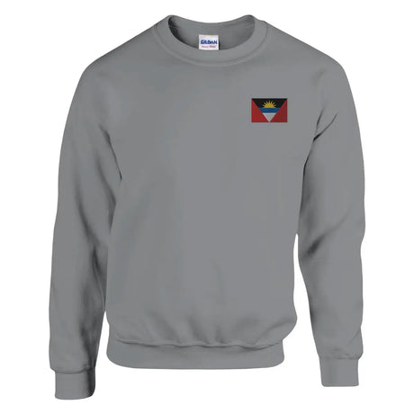 Sweat-shirt drapeau d’antigua-et-barbuda en broderie - pixelformaflag