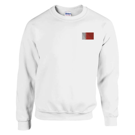 Sweat-shirt drapeau de bahreïn en broderie - pixelformaflag