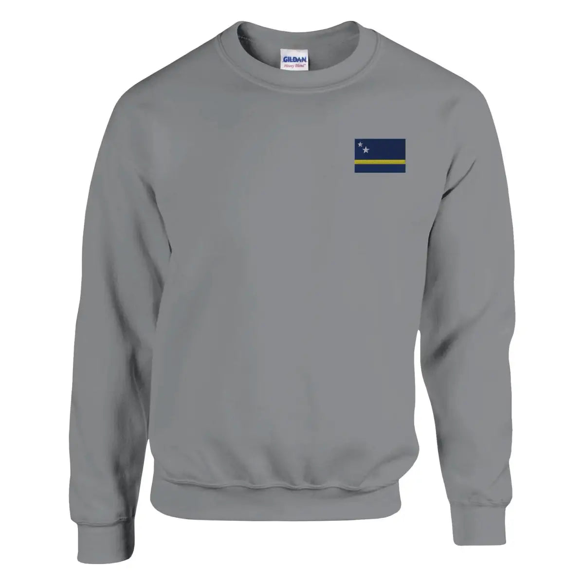 Sweat-shirt Drapeau de Curaçao en broderie - Pixelforma 