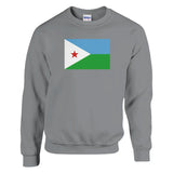 Sweat-shirt Drapeau de Djibouti - Pixelforma 