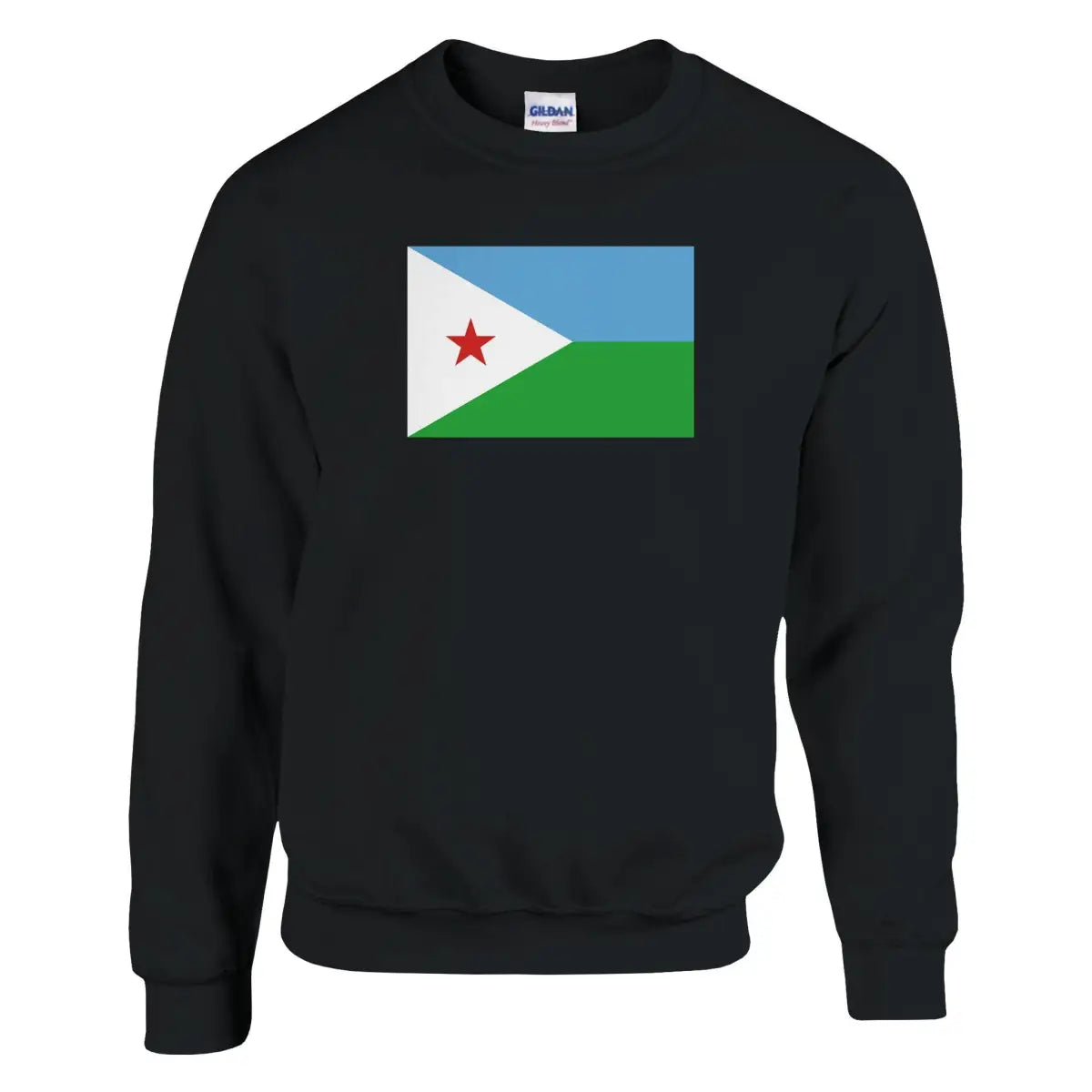 Sweat-shirt Drapeau de Djibouti - Pixelforma 