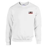 Sweat-shirt Drapeau de Gibraltar en broderie - Pixelforma 