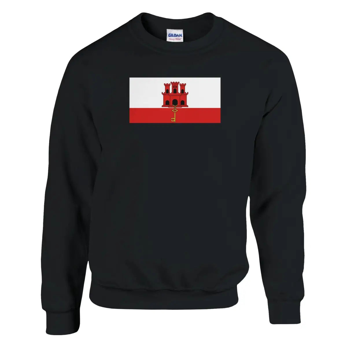 Sweat-shirt Drapeau de Gibraltar - Pixelforma 