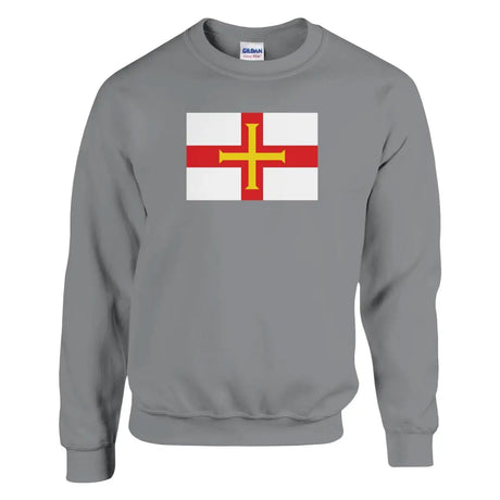 Sweat-shirt Drapeau de Guernesey - Pixelforma 