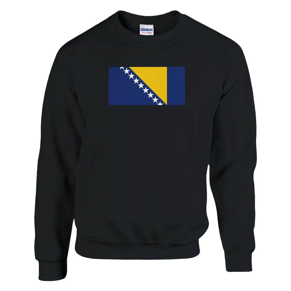 Sweat-shirt Drapeau de la Bosnie-Herzégovine - Pixelforma 