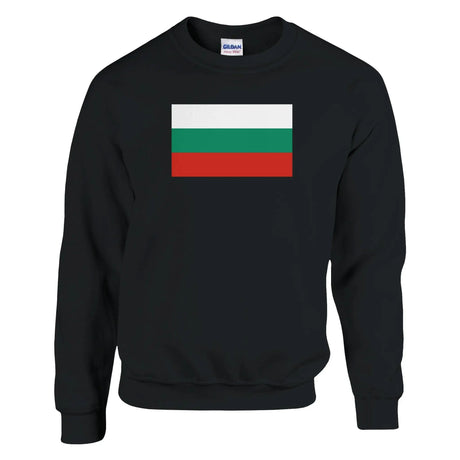 Sweat-shirt drapeau bulgarie coton mélangé brodé