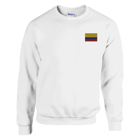 Sweat-shirt Drapeau de la Colombie en broderie - Pixelforma 