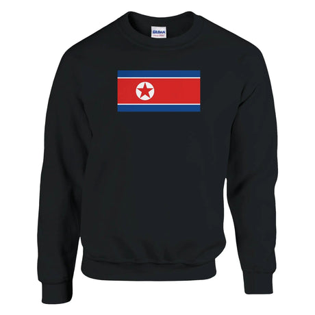 Sweat-shirt corée du nord coton mélangé broderie douce