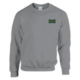 Sweat-shirt drapeau de la dominique en broderie - pixelformaflag