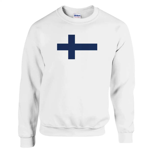 Sweat-shirt Drapeau de la Finlande - Pixelforma 