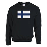Sweat-shirt drapeau de la finlande - pixelformaflag