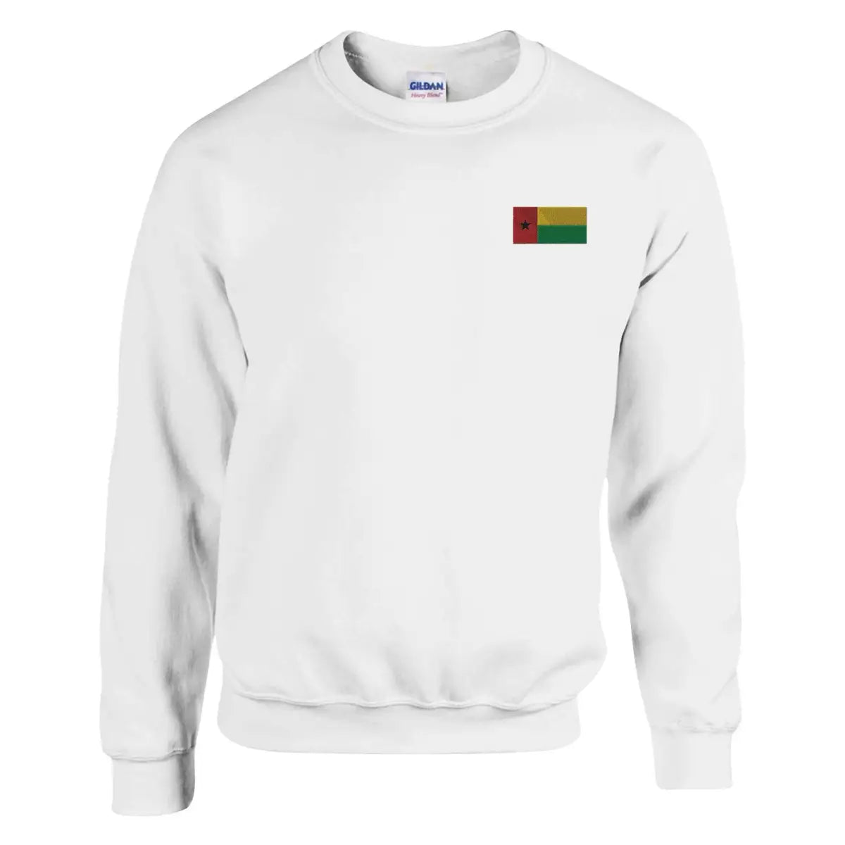 Sweat-shirt drapeau de la guinée-bissau en broderie - pixelformaflag