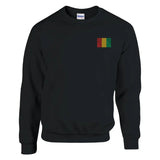 Sweat-shirt drapeau de la guinée en broderie - pixelformaflag