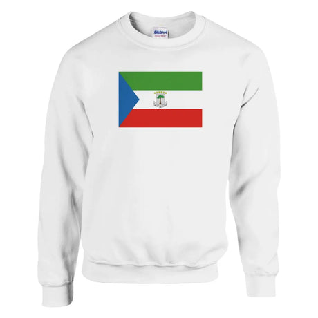 Sweat-shirt Drapeau de la Guinée équatoriale - Pixelforma 