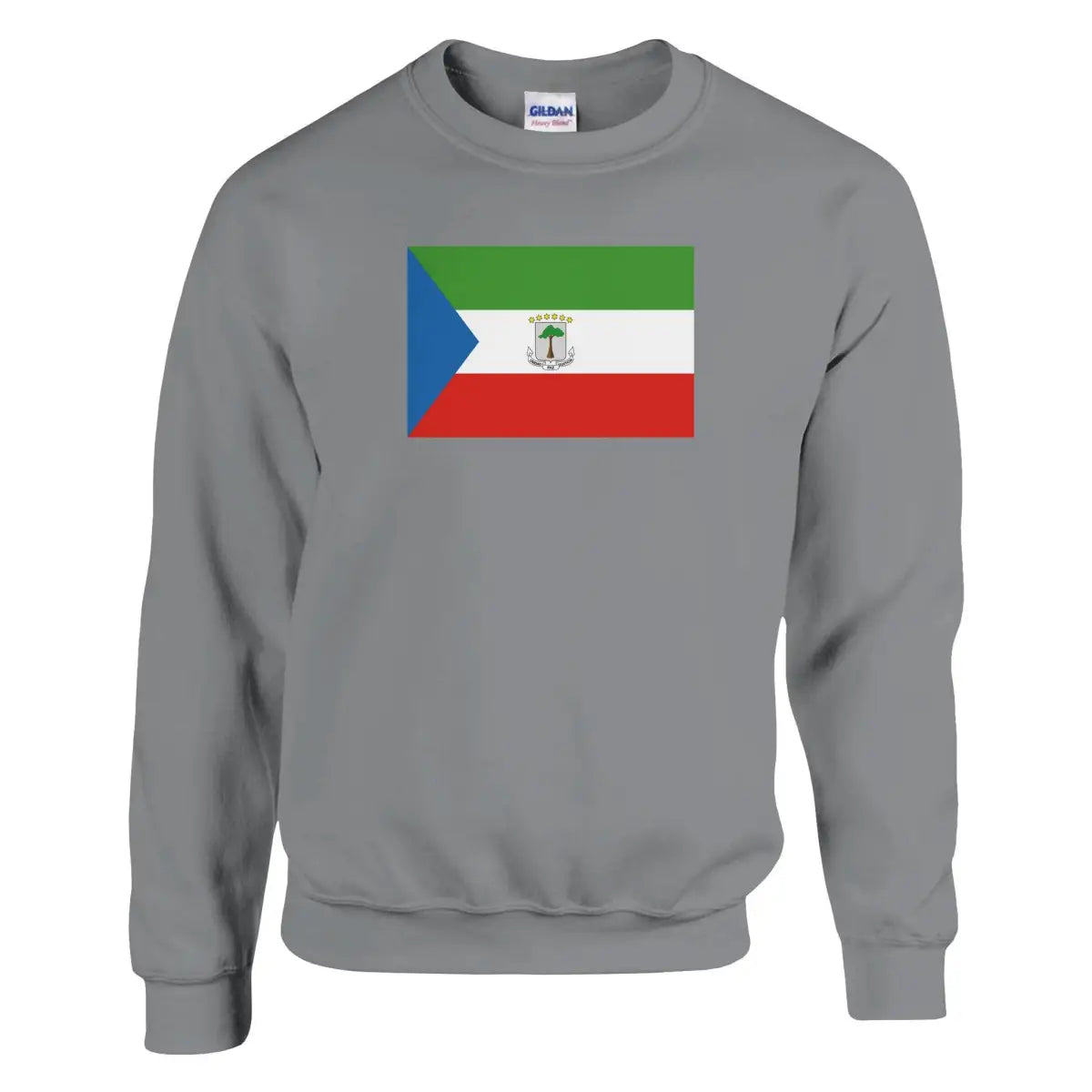 Sweat-shirt Drapeau de la Guinée équatoriale - Pixelforma 