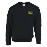 Sweat-shirt Drapeau de la Guyane en broderie - Pixelforma 