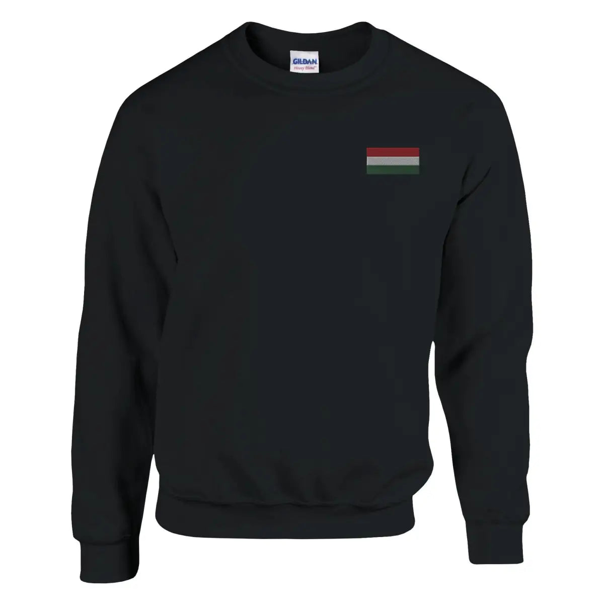 Sweat-shirt Drapeau de la Hongrie en broderie - Pixelforma 