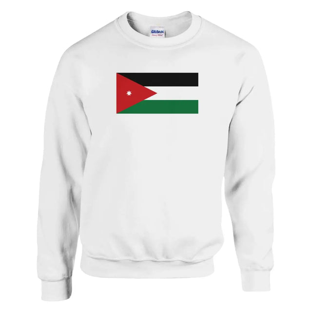 Sweat-shirt Drapeau de la Jordanie - Pixelforma 