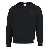 Sweat-shirt drapeau de la lettonie en broderie - pixelformaflag