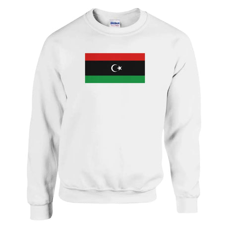 Sweat-shirt Drapeau de la Libye - Pixelforma 