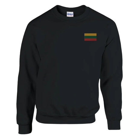 Sweat-shirt drapeau de la lituanie en broderie - pixelformaflag