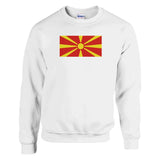 Sweat-shirt Drapeau de la Macédoine du Nord - Pixelforma 