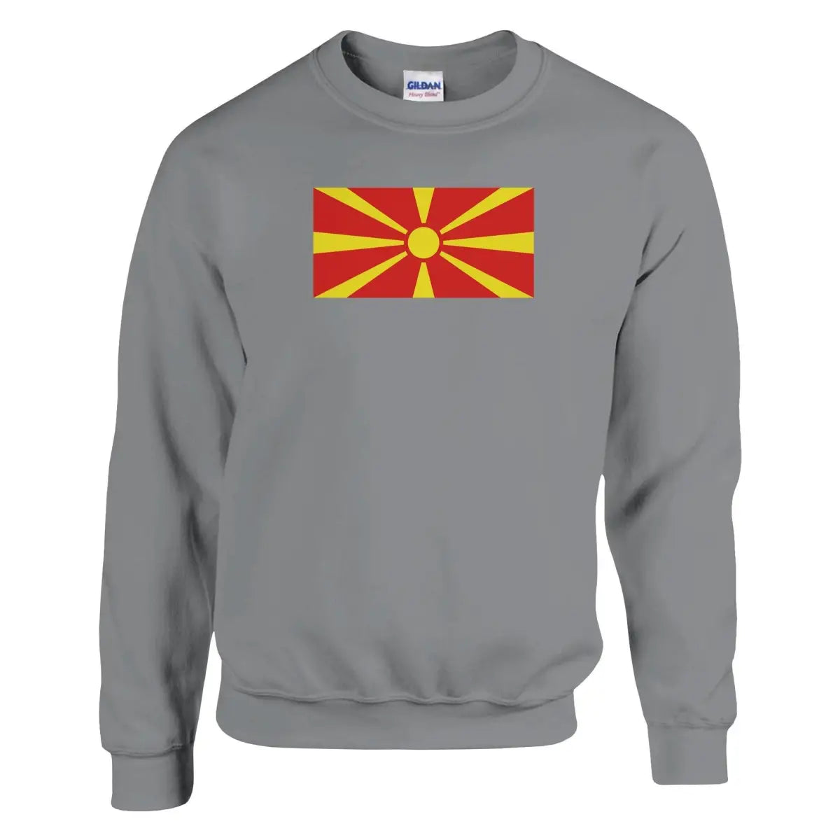 Sweat-shirt Drapeau de la Macédoine du Nord - Pixelforma 