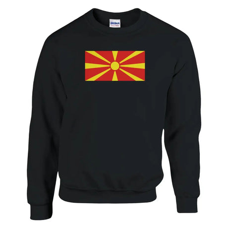 Sweat-shirt Drapeau de la Macédoine du Nord - Pixelforma 