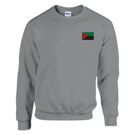 Sweat-shirt drapeau de la martinique en broderie - pixelformaflag