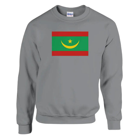 Sweat-shirt Drapeau de la Mauritanie - Pixelforma 