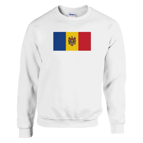 Sweat-shirt Drapeau de la Moldavie - Pixelforma 